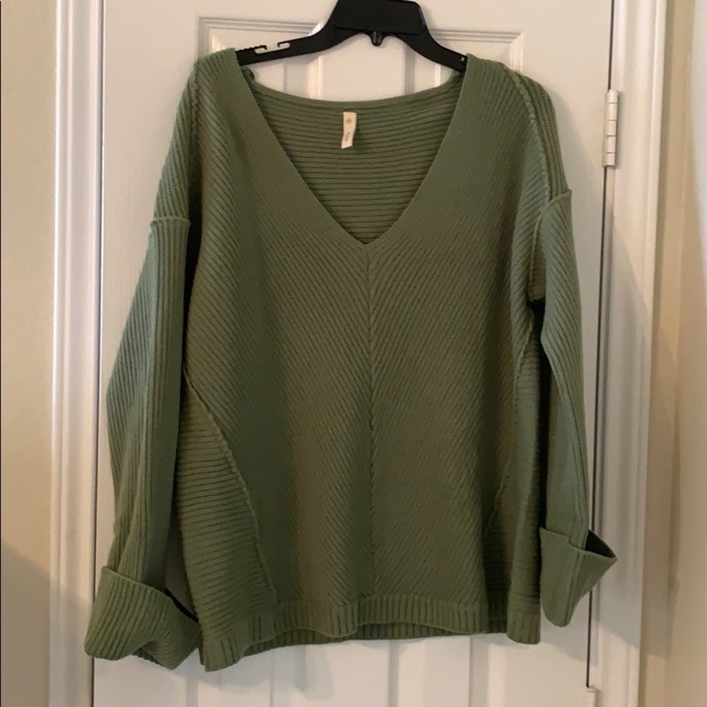 Olive green sweater